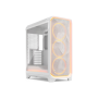 Fractal Design Meshify 3 , Ambience Pro RGB White TG Clear Tint , ATX , Power supply included No