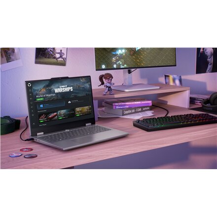 Lenovo LOQ Essential 15IRX11 , Luna Grey , 15.6 , IPS , FHD , 1920 x 1080 pixels , Anti-glare , Intel Core i5 , i5-13450HX , 16 GB , SO-DIMM DDR5 , Solid-state drive capacity 512 GB , NVIDIA GeForce RTX 5050 , GDDR7 , 8 GB , Windows 11 Home , 802.11ax , B