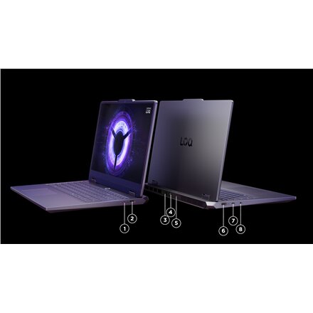 Lenovo LOQ Essential 15IRX11 , Luna Grey , 15.6 , IPS , FHD , 1920 x 1080 pixels , Anti-glare , Intel Core i5 , i5-13450HX , 16 GB , SO-DIMM DDR5 , Solid-state drive capacity 512 GB , NVIDIA GeForce RTX 5050 , GDDR7 , 8 GB , Windows 11 Home , 802.11ax , B