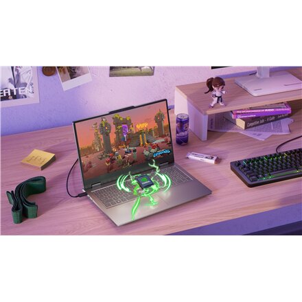Lenovo LOQ Essential 15IRX11 , Luna Grey , 15.6 , IPS , FHD , 1920 x 1080 pixels , Anti-glare , Intel Core i5 , i5-13450HX , 16 GB , SO-DIMM DDR5 , Solid-state drive capacity 512 GB , NVIDIA GeForce RTX 5050 , GDDR7 , 8 GB , Windows 11 Home , 802.11ax , B
