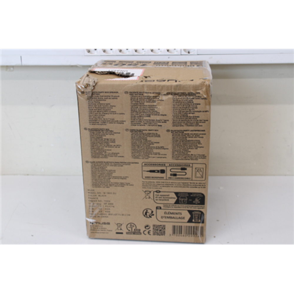 SALE OUT. , Muse Party Box Speaker With USB Port , M-1803 DJ , DAMAGED PACKAGING, SCRATCHES ON TOP , 150 W , Bluetooth , Black , Wireless connection