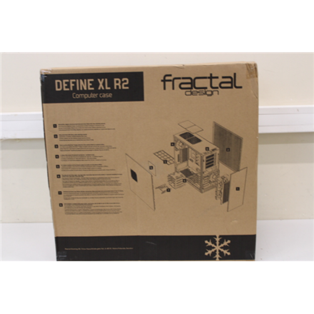 SALE OUT. Fractal Design Define XL R2 Black, XL-ATX, Power supply included No , Fractal Design , Define XL R2 , Anti-Glare , HD , No , VA , Black , XL-ATX , DAMAGED PACKAGING , Power supply included No