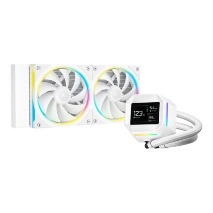 Deepcool Liquid CPU Cooler , LM240 WH , White , Intel, AMD
