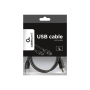 Cablexpert CCP-USB2-AMCM-1M USB 2.0 AM to Type-C cable (AM/CM), 1 m , Cablexpert