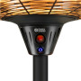 TunaBone , Electric Standing Infrared Patio Heater , TB2068S-01 , Patio heater , 2000 W , Number of power levels 3 , Suitable for rooms up to 20 m² , Black , IP45