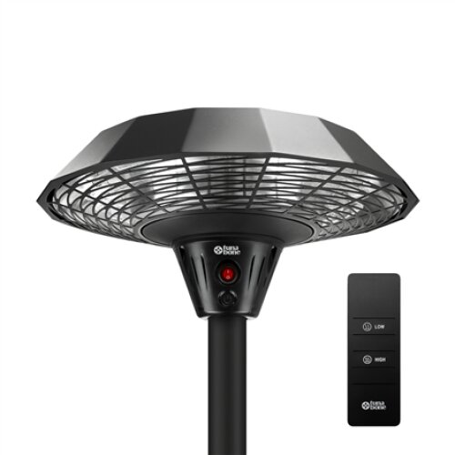 TunaBone , Electric Standing Infrared Patio Heater , TB2068S-01 , Patio heater , 2000 W , Number of power levels 3 , Suitable for rooms up to 20 m² , Black , IP45