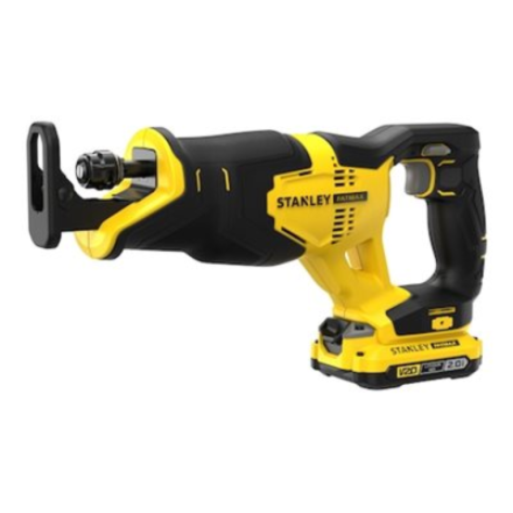 Stanley , 18V V20 Reciprocating Saw - 2 x 2.0Ah Kitbox , SFMCS300D2K-QW , 18 V