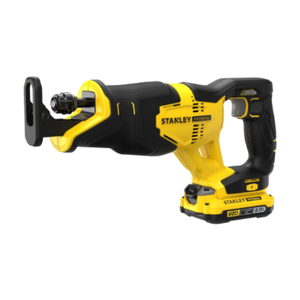 Stanley , 18V V20 Reciprocating Saw - 2 x 2.0Ah Kitbox , SFMCS300D2K-QW , 18 V