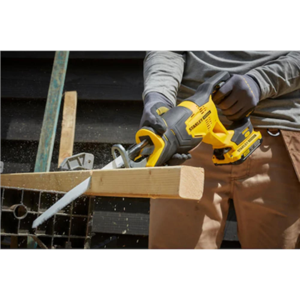 SFMCS300D2K-QW Stanley , 18V V20 Reciprocating Saw - 2 x 2.0Ah Kitbox , SFMCS300D2K-QW , 18 V