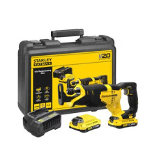 Stanley , 18V V20 Reciprocating Saw - 2 x 2.0Ah Kitbox , SFMCS300D2K-QW , 18 V Stanley , 18V V20 Reciprocating Saw - 2 x 2.0Ah Kitbox , SFMCS300D2K-QW , 18 V