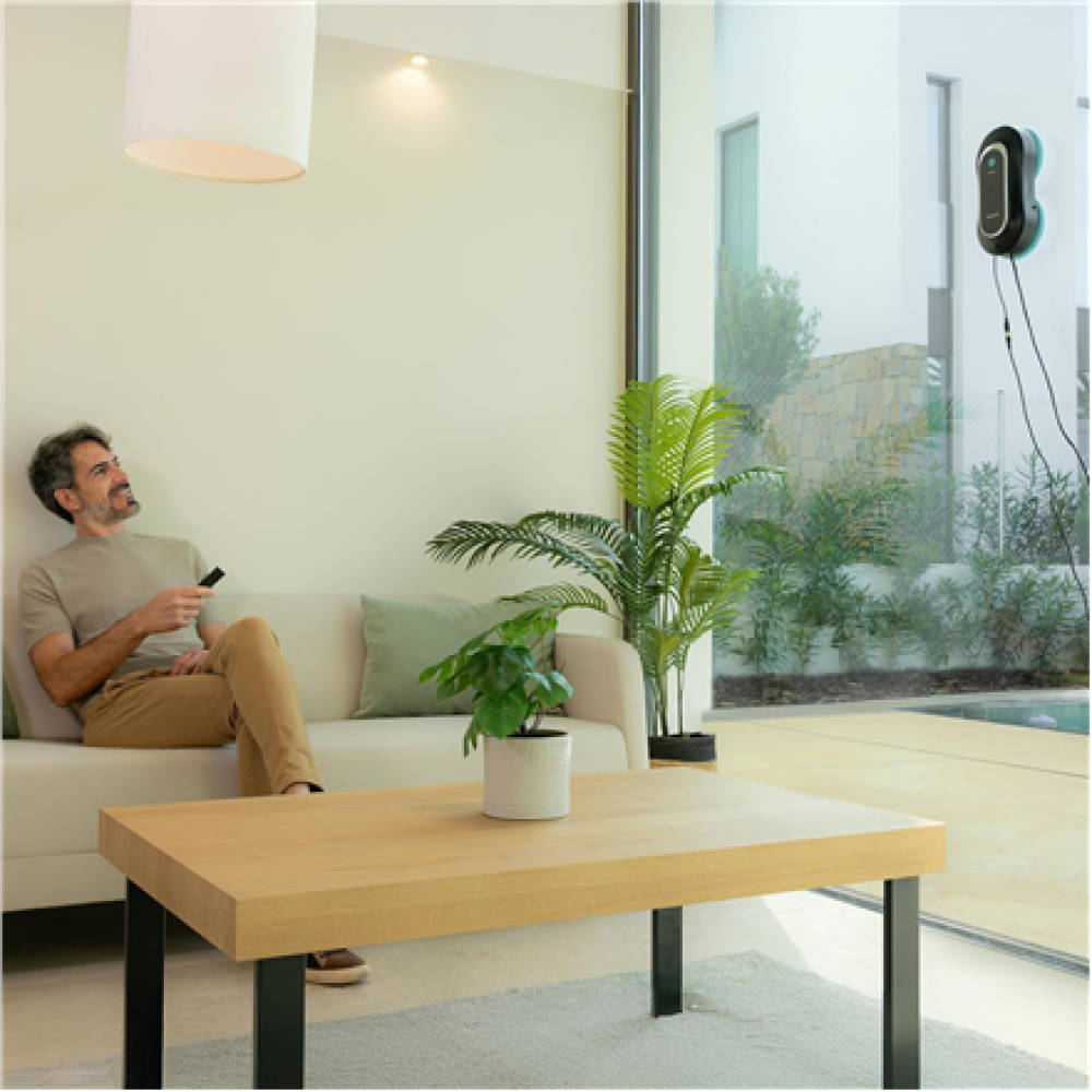 Cecotec Window Cleaning Robot , Conga Windroid 1090 Double Spray Connected , Corded , Black