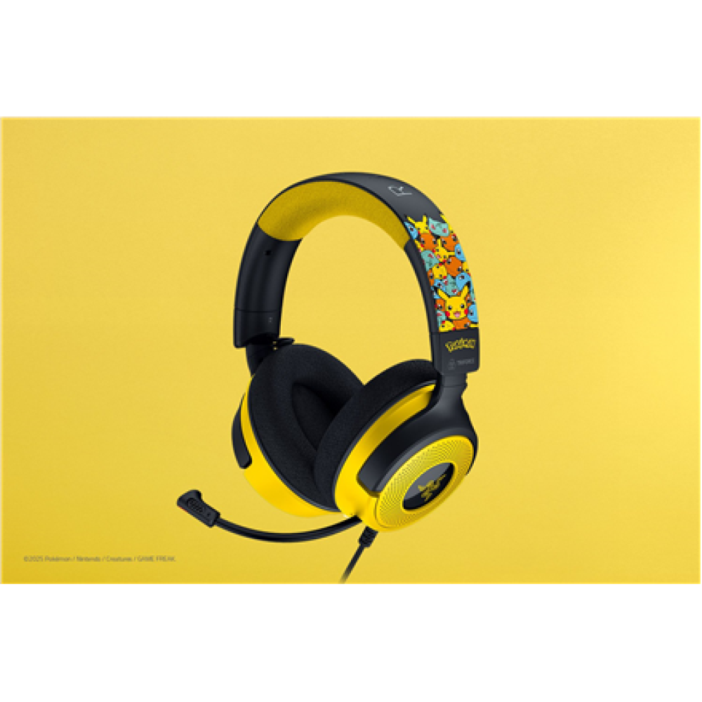 Razer , Headset , Kraken V4 X , Wired , Over-Ear , Microphone , Pokémon Edition