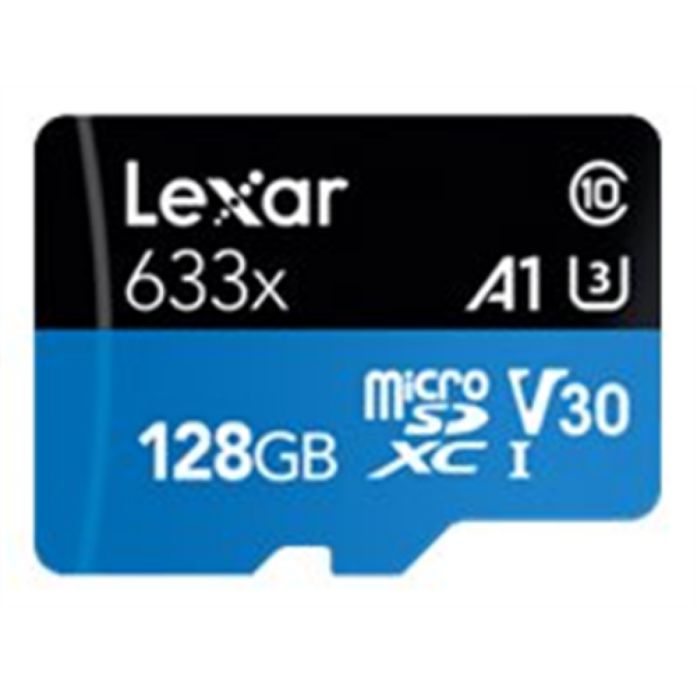 Lexar , High-Performance 633x , UHS-I , 128 GB , micro SDXC