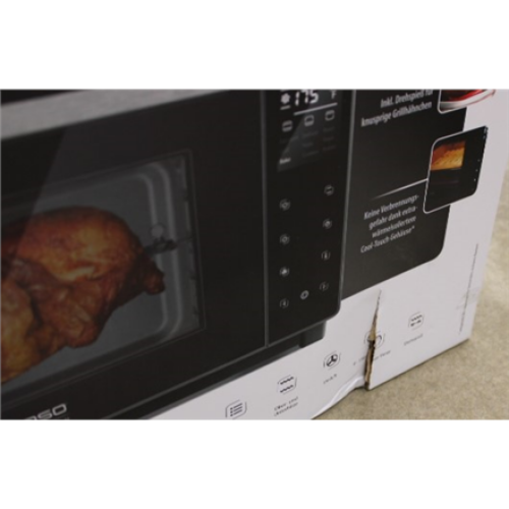 SALE OUT. Caso , TO 32 , Electronic Oven , Easy to clean: Interior with high-quality anti-stick coating , Black , DAMAGED PACKAGING, SCRATCHED ON BOTTOM , 1530 W , Caso , Electronic Oven , TO 32 , Easy to clean: Interior with high-quality anti-stick coati
