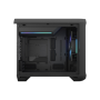 Fractal Design , Torrent Nano RGB TG Light Tint , Side window , Black , ATX