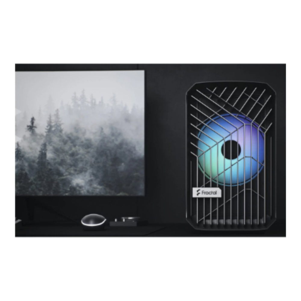 Fractal Design , Torrent Nano RGB TG Light Tint , Side window , Black , ATX
