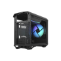 Fractal Design , Torrent Nano RGB TG Light Tint , Side window , Black , ATX