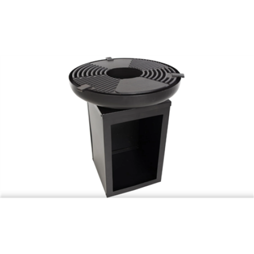 RedFire , Matanzas Firepit Plancha with Wood Storage , MAT62