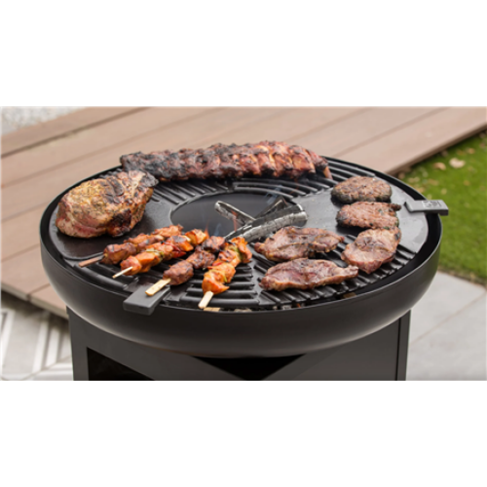 RedFire , Matanzas Firepit Plancha with Wood Storage , MAT62