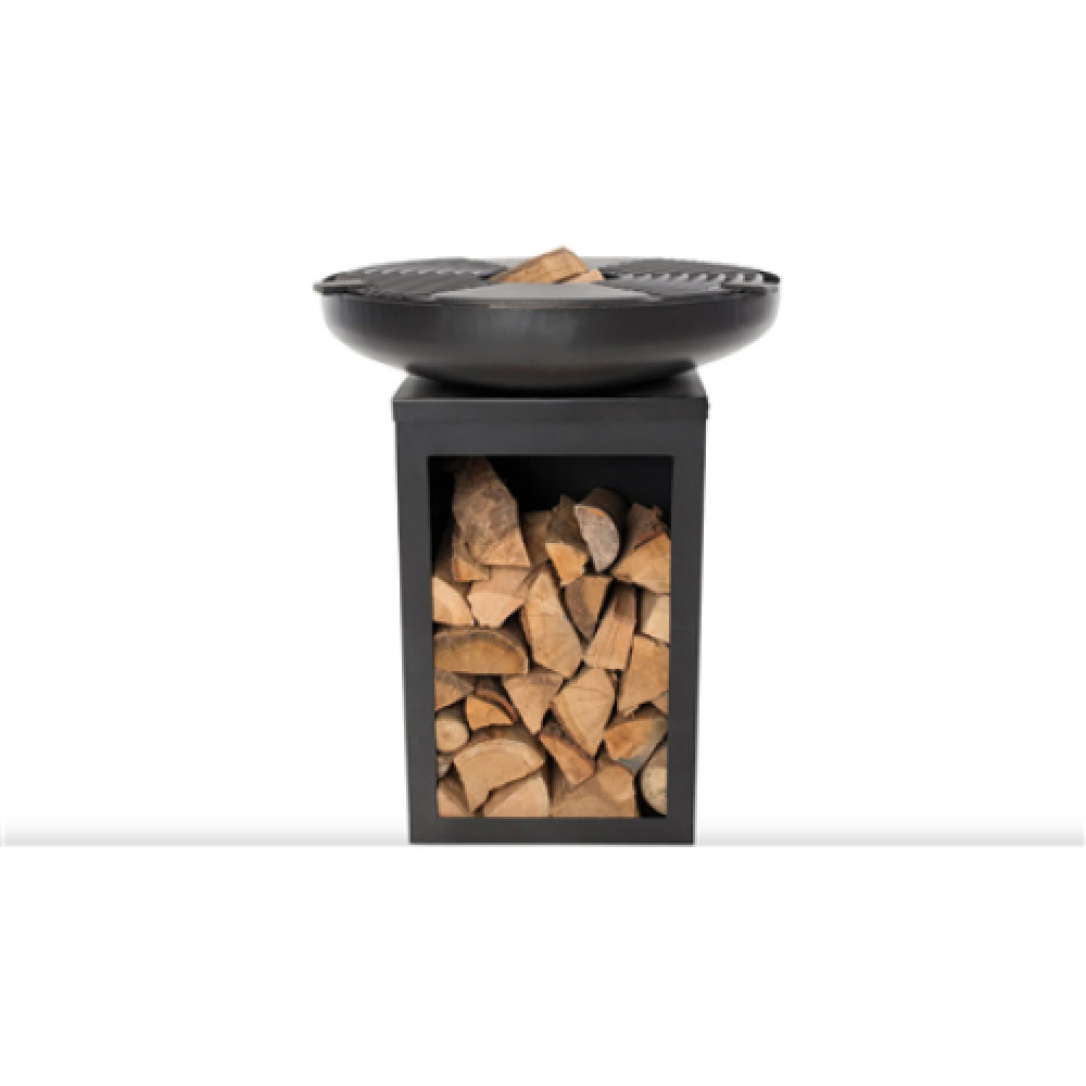 RedFire , Matanzas Firepit Plancha with Wood Storage , MAT62