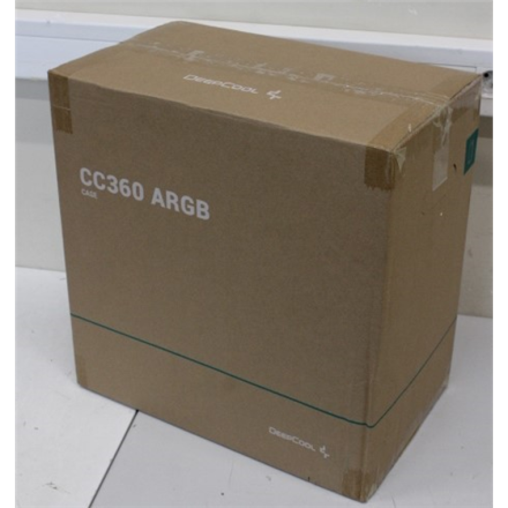 SALE OUT. , Deepcool Micro-ATX CASE , CC360 , Black , Mini-ITX / Micro-ATX , DAMAGED PACKAGING, DENT ON THE SIDE, DAMAGED CORPUS , Power supply included No , ATX PS2 （maximum length: 160mm）