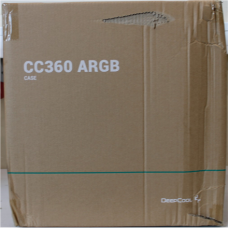 SALE OUT. , Deepcool Micro-ATX CASE , CC360 , Mini-ITX / Micro-ATX , ATX PS2 (maximum length: 160mm) , Black , DAMAGED PACKAGING
