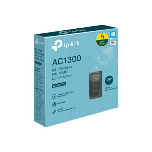 TP-LINK , MU-MIMO USB 3.0 Adapter , Archer T3U