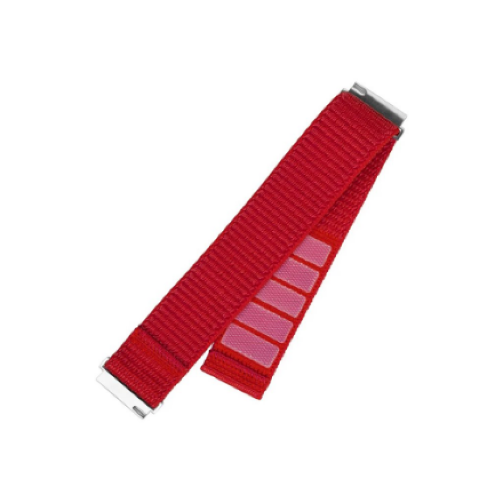 Fixed , Sporty Strap with Quick Release 20mm for Smartwatch , 160-210 mm , Red , Nylon