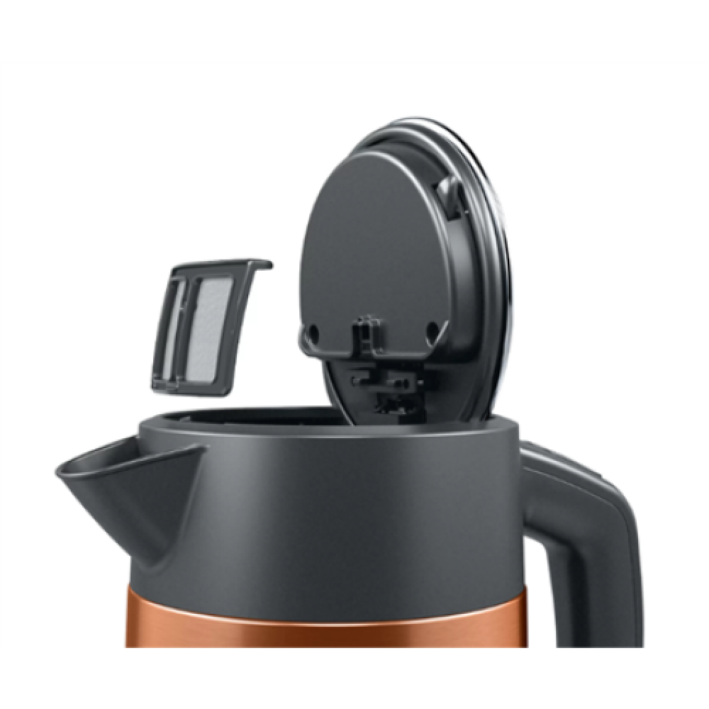 Bosch , Kettle , TWK4P439 , Electric , 2400 W , 1.7 L , Stainless steel , 360° rotational base , Copper