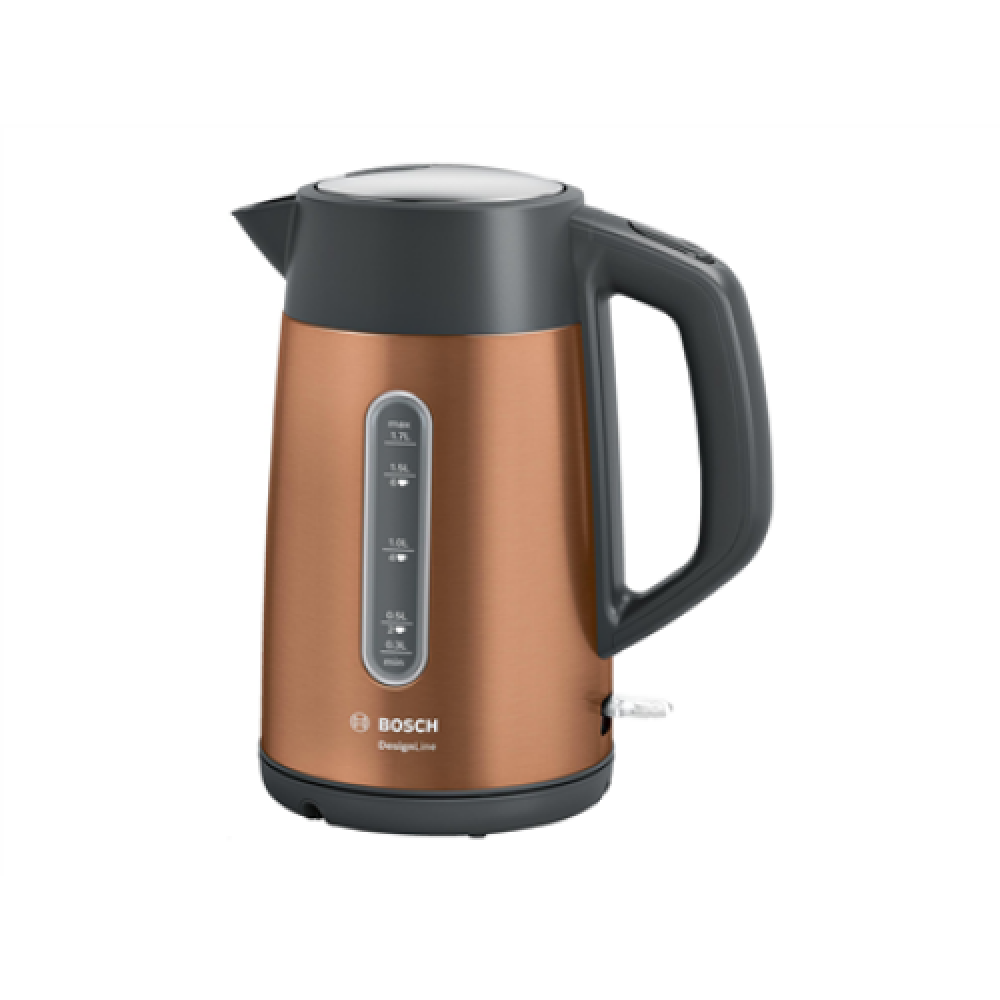 Bosch , Kettle , TWK4P439 , Electric , 2400 W , 1.7 L , Stainless steel , 360° rotational base , Copper
