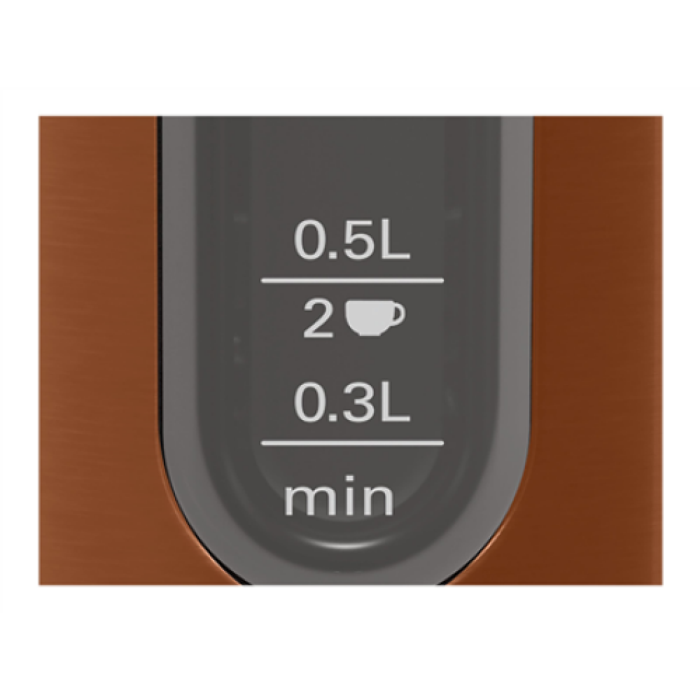 Bosch , Kettle , TWK4P439 , Electric , 2400 W , 1.7 L , Stainless steel , 360° rotational base , Copper