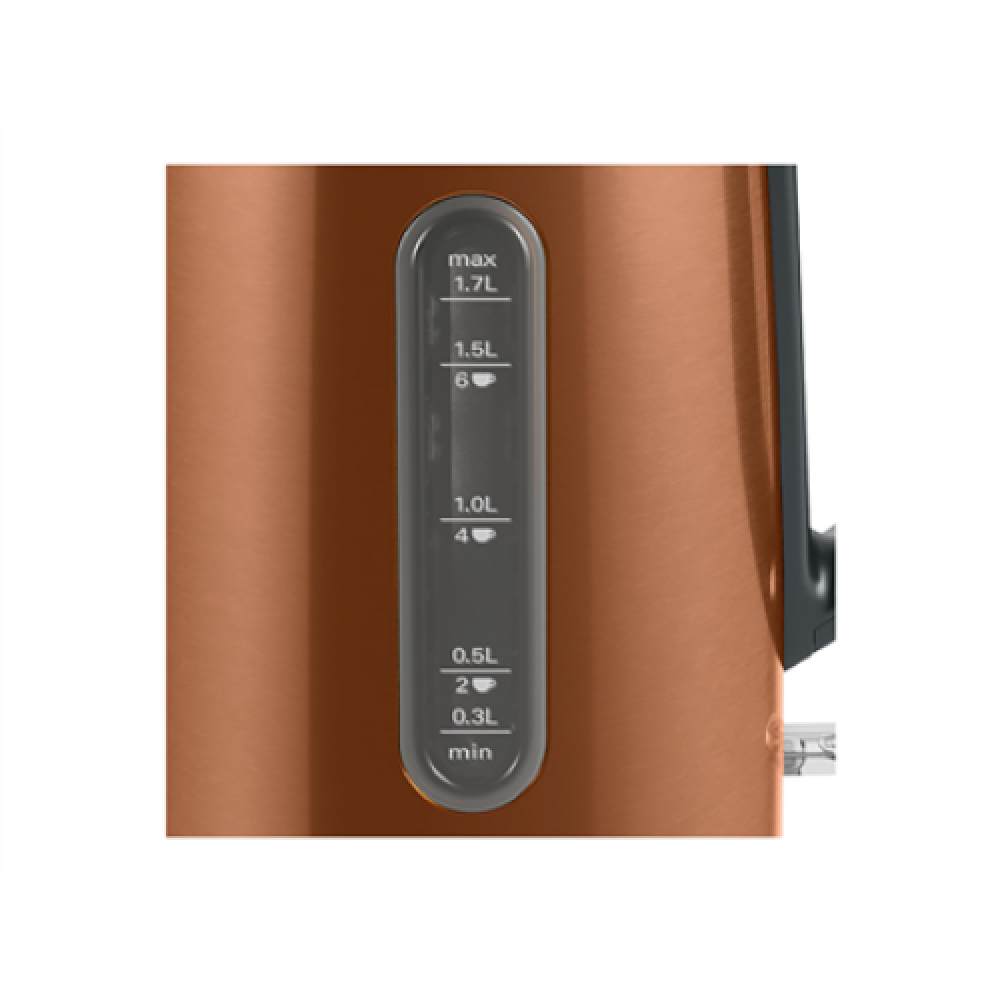 Bosch , Kettle , TWK4P439 , Electric , 2400 W , 1.7 L , Stainless steel , 360° rotational base , Copper