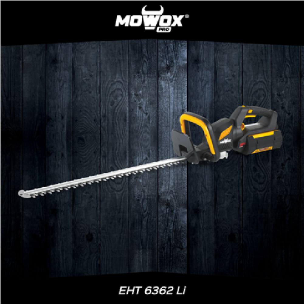 MoWox , 62V Excel Series Hand Held Battery Hedge Trimmer With Rotating Handle (Without Battery and Charger) , EHT 6362 Li , Cordless