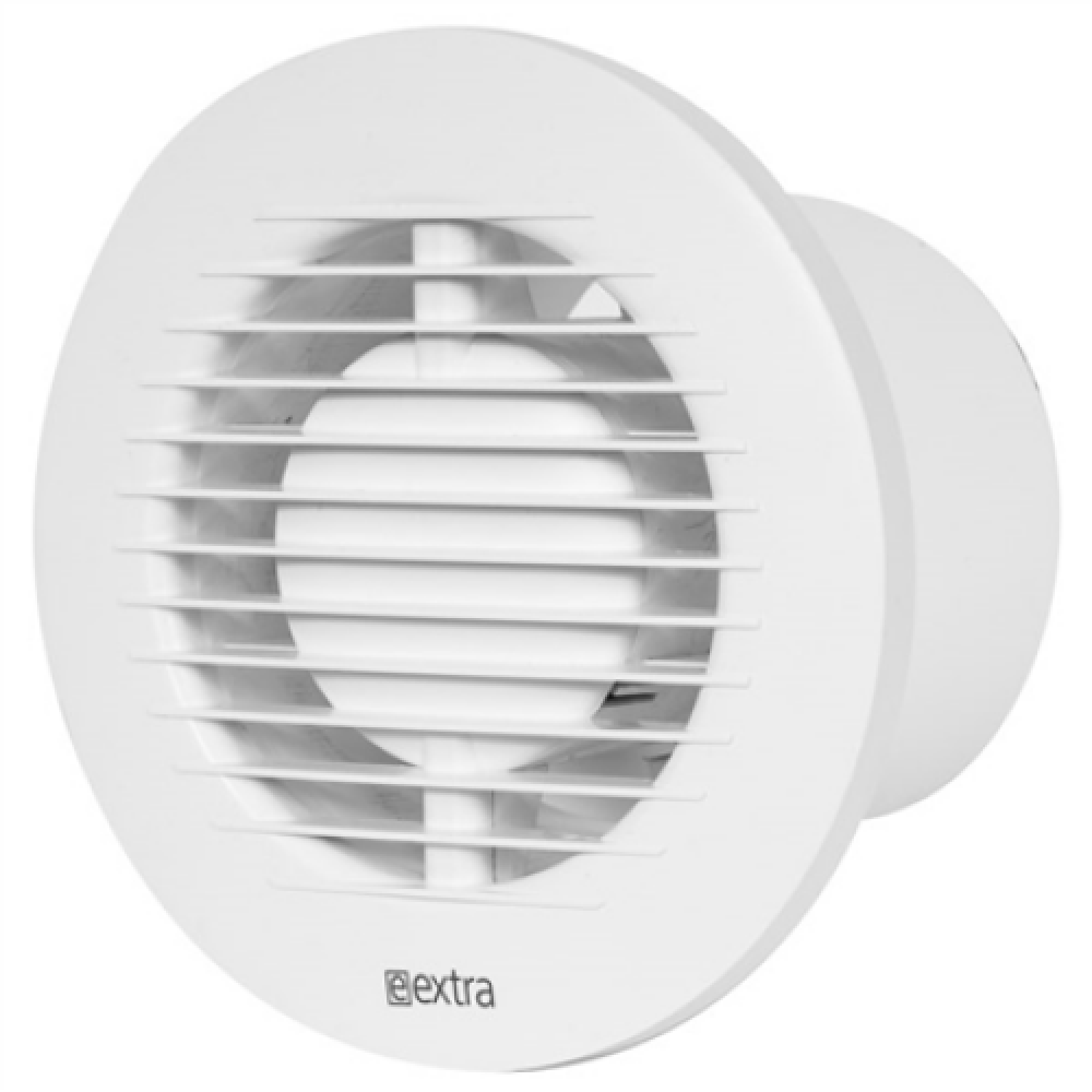 Europlast Bathroom Extractor Fan Round EA100 Bathroom fan, 15 W, Diameter 10 cm, White