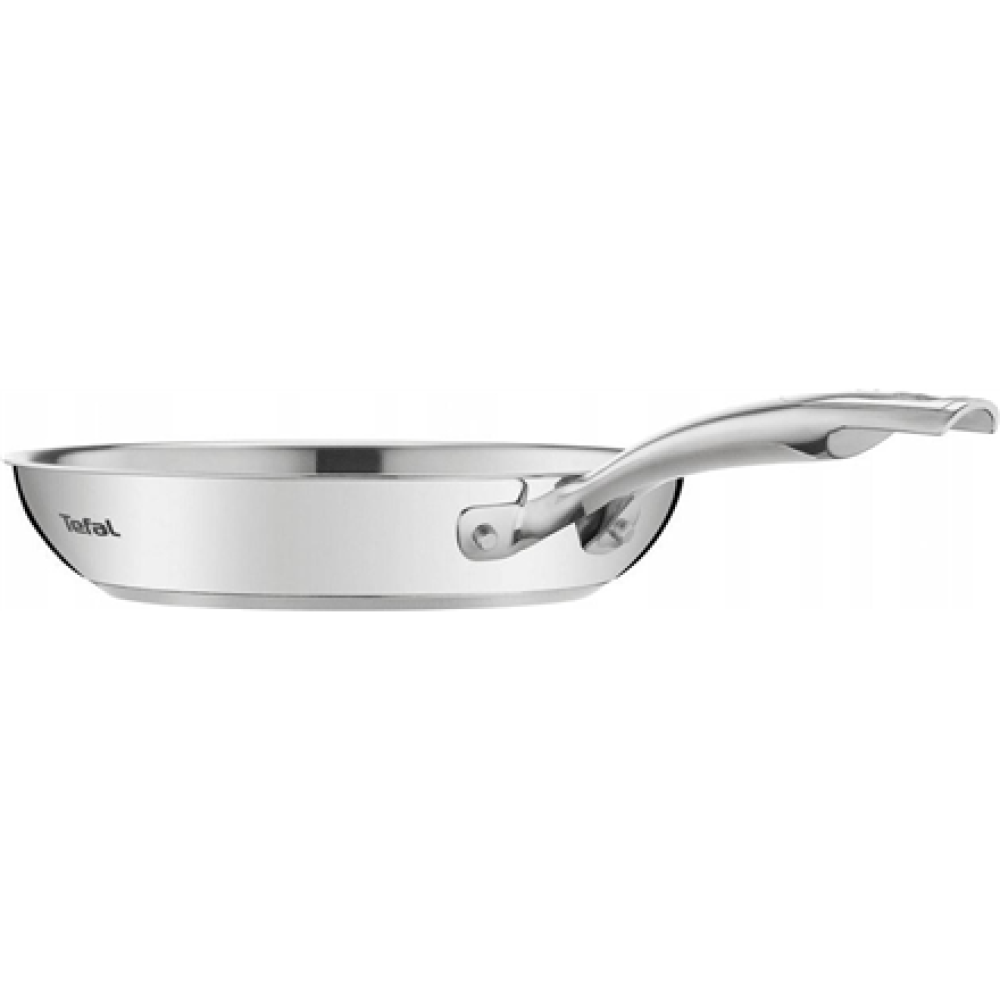 TEFAL Pan , G7320434 Duetto+ , Frying , Diameter 24 cm , Suitable for induction hob , Fixed handle , Black/Silver