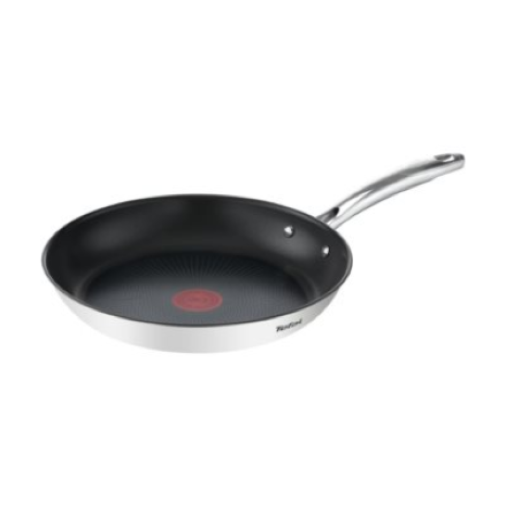 TEFAL Pan , G7320434 Duetto+ , Frying , Diameter 24 cm , Suitable for induction hob , Fixed handle , Black/Silver