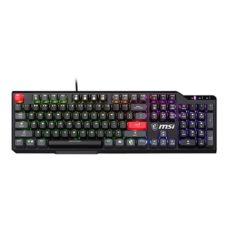 MSI , VIGOR GK41 DUSK LR US , Gaming keyboard , Wired , US , Black , Kailh Red