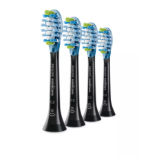 Philips , HX9044/33 Sonicare C3 Premium Plaque , Toothbrush Heads , Heads , For adults , Number of brush heads included 4 , Number of teeth brushing modes Does not apply , Sonic technology , Black