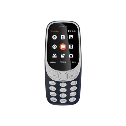 Nokia , 3310 (2017) , Dark Blue , 2.4 , TFT , 240 x 320 , N/A MB , 16 MB , Dual SIM , Micro-SIM , Bluetooth , 3.0 , USB version microUSB 2.0 , Built-in camera , Main camera 2 MP , 1200 mAh