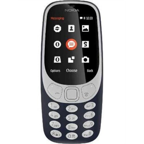Nokia , 3310 (2017) , Dark Blue , 2.4 , TFT , 240 x 320 , N/A MB , 16 MB , Dual SIM , Micro-SIM , Bluetooth , 3.0 , USB version microUSB 2.0 , Built-in camera , Main camera 2 MP , 1200 mAh