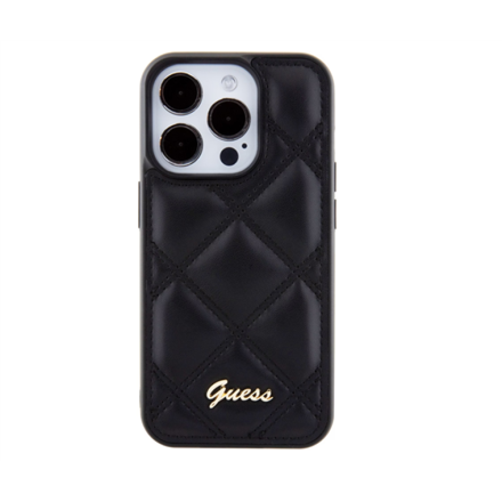 GUESS , GUHCP15XPSQSQSK , Back cover , Apple , iPhone 15 Pro Max , Plastic , Black , MagSafe