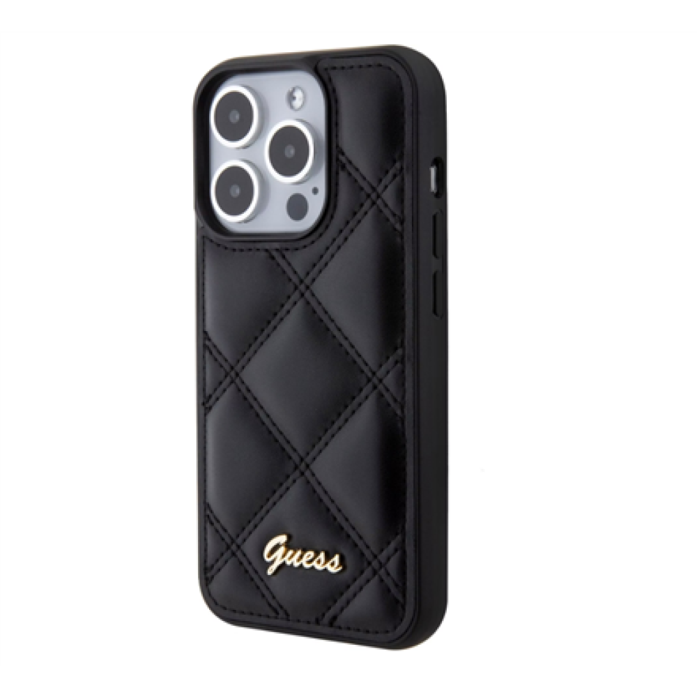 GUESS , GUHCP15XPSQSQSK , Back cover , Apple , iPhone 15 Pro Max , Plastic , Black , MagSafe