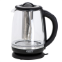 Camry , Kettle , CR 1290 , Standard , 2200 W , 2 L , Plastic/glass , 360° rotational base , Black/Transparent