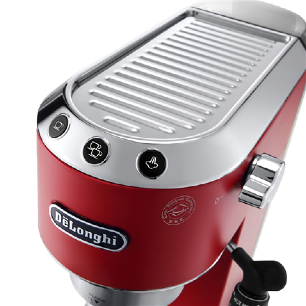 Delonghi , Espresso Coffee Maker , Dedica Style EC 685.R , Pump pressure 15 bar , Built-in milk frother , Semi-automatic , 1300 W , Red