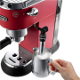Delonghi , Espresso Coffee Maker , Dedica Style EC 685.R , Pump pressure 15 bar , Built-in milk frother , Semi-automatic , 1300 W , Red