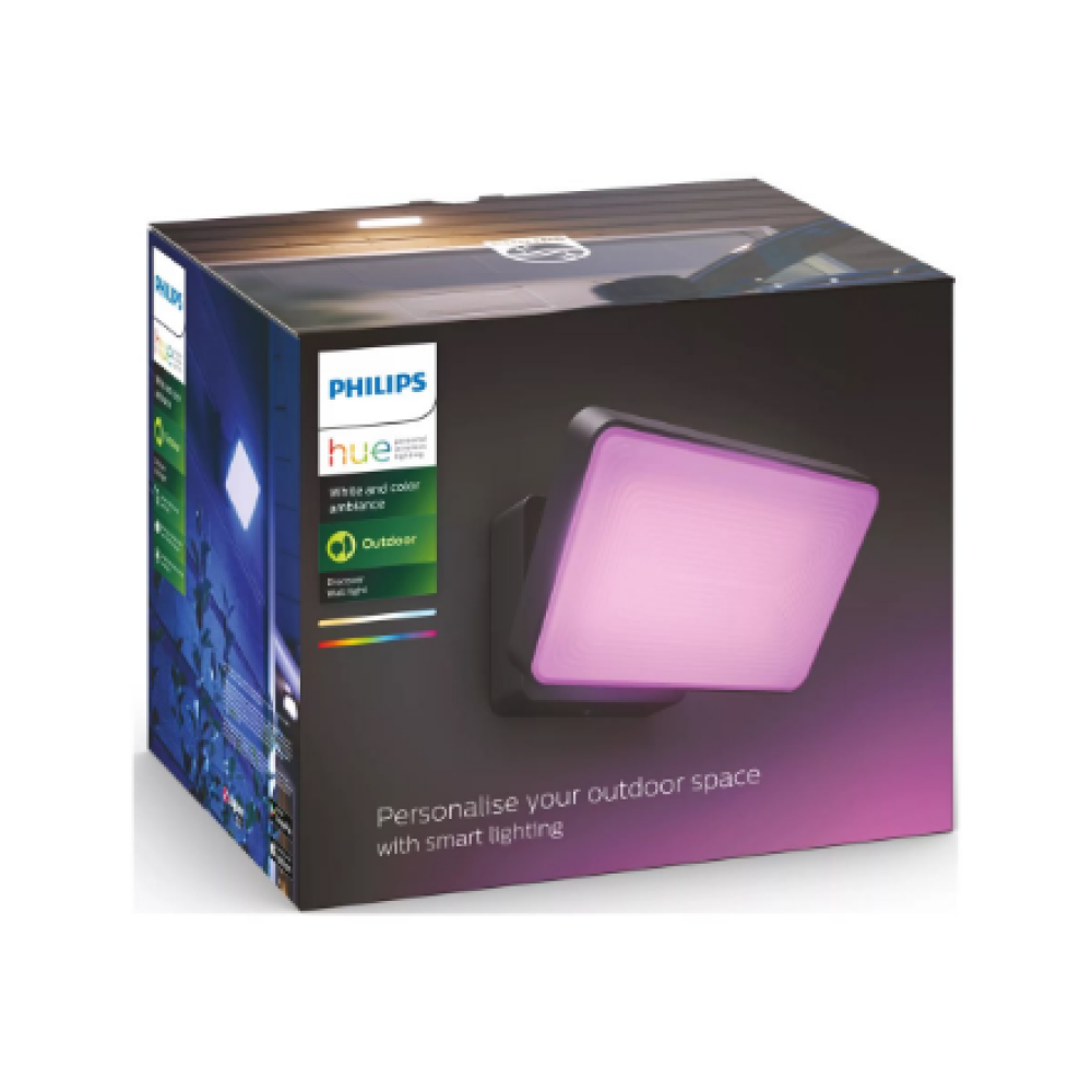 Philips Hue WCA Discover Outdoor Floodlight , 2000-6500 Hue White Colour Ambiance