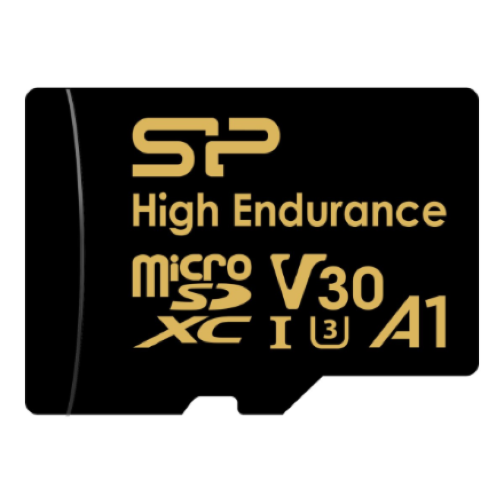 Silicon Power Flash memory card , Golden Series , 64 GB , Flash memory class A1, V30, UHS-I U3 , microSDXC