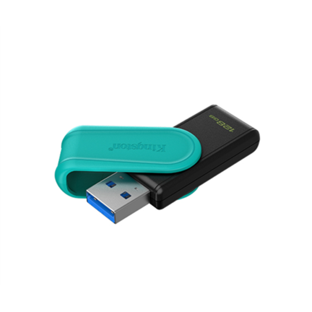 Kingston USB Flash Drive , DataTraveler Exodia S , 128 GB , USB 3.2 Gen 1 , Black/Turquoise