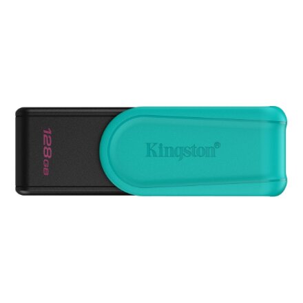 Kingston USB Flash Drive , DataTraveler Exodia S , 128 GB , USB Type-A , Black/Turquoise