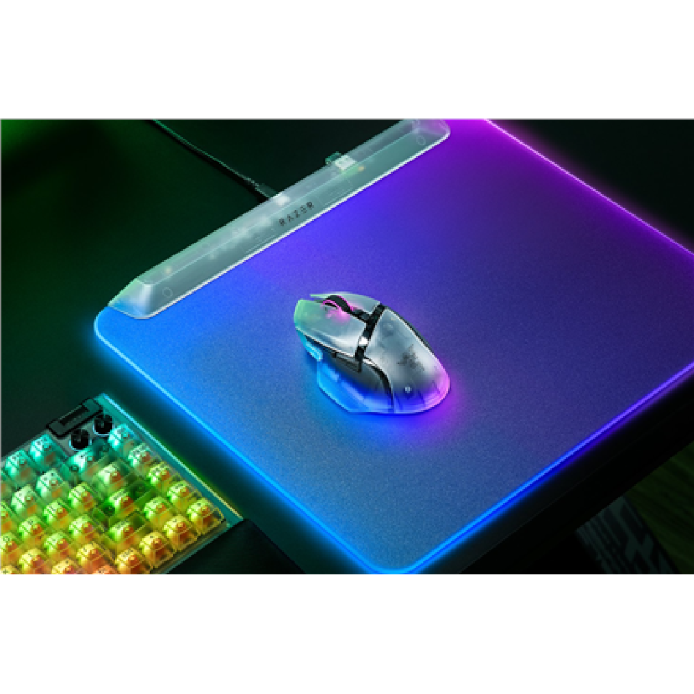 Razer Gaming Mouse , Basilisk V3 Pro 35K , Wireless , Phantom White Edition